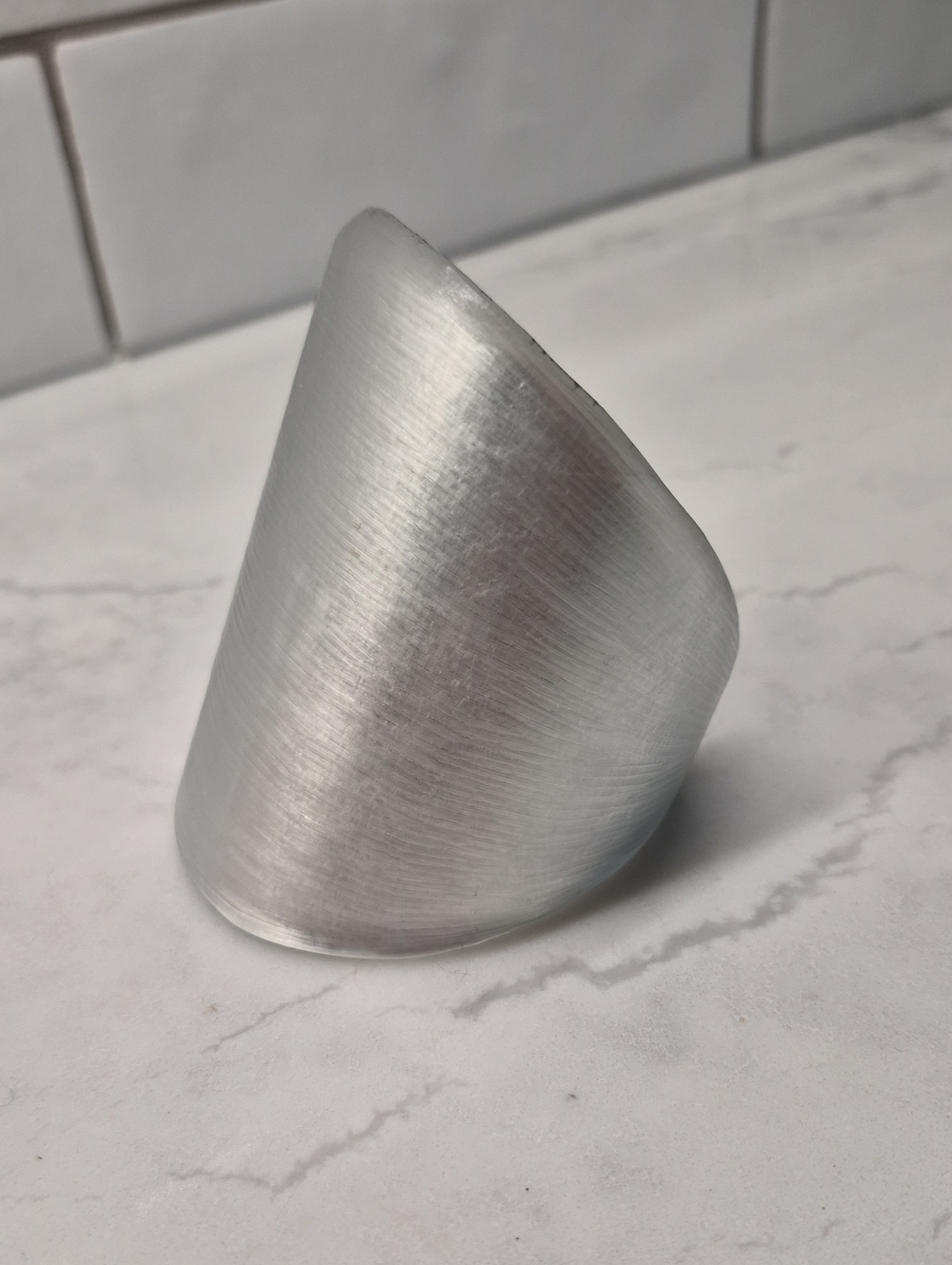 Alexis Bittar Silver Lucite Cuff Bracelet